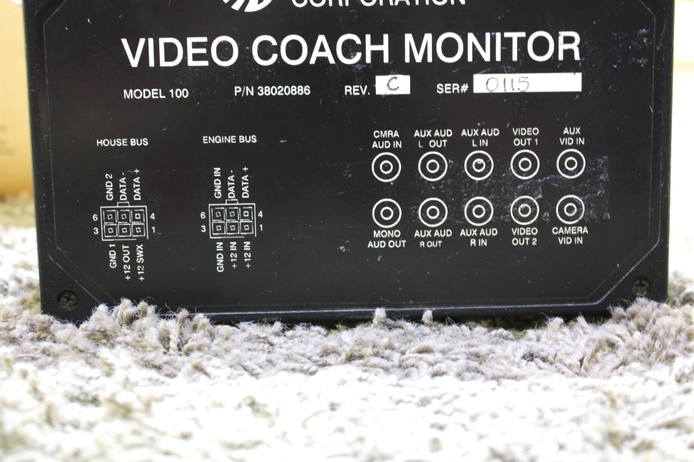 USED MONACO VIDEO COACH MONITOR 38020886 RV PARTS FOR SALE RV Components 