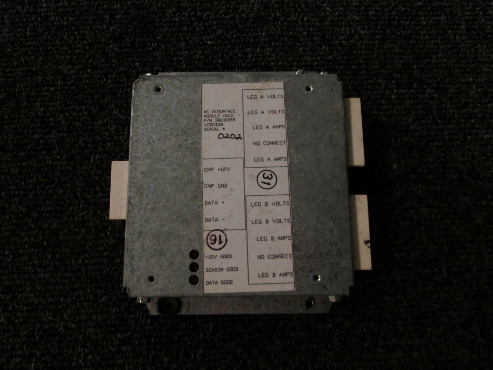 USED ALADDIN AC INTERFACE MODULE P/N 38030059 SN: 0202 RV Components 