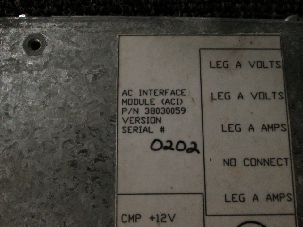 USED ALADDIN AC INTERFACE MODULE P/N 38030059 SN: 0202 RV Components 