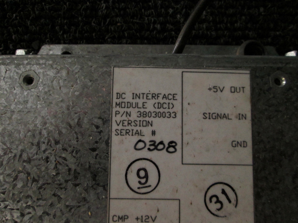 USED ALADDIN DC INTERFACE MODULE P/N 38030033 S/N: 0308 RV Components 