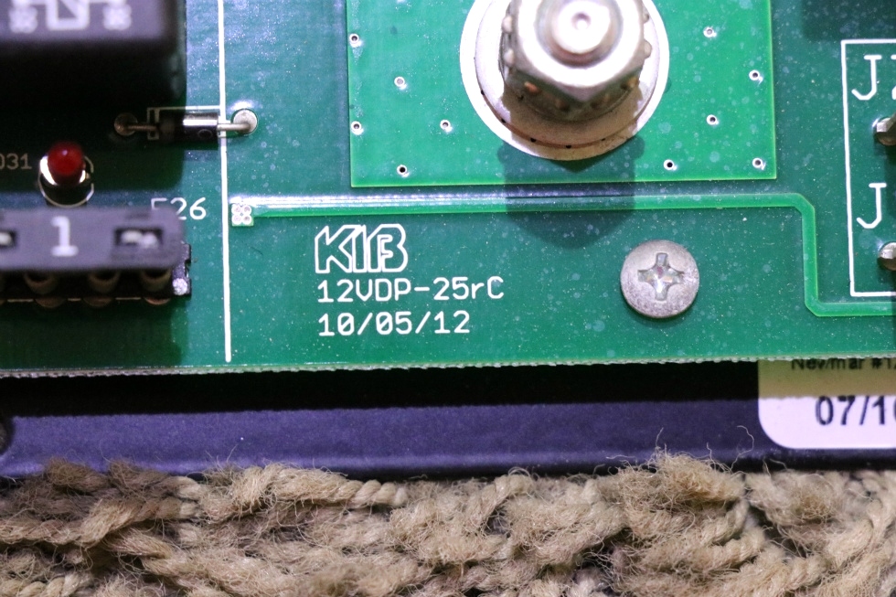 USED MOTORHOME 12VDP-25RC KIB BATTERY CONTROL BOARD RV PARTS FOR SALE RV Components 