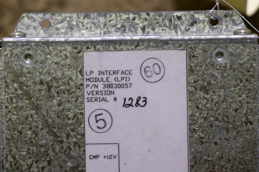USED 38030057 MOTORHOME LP INTERFACE MODULE (LPI) RV PARTS FOR SALE RV Components 