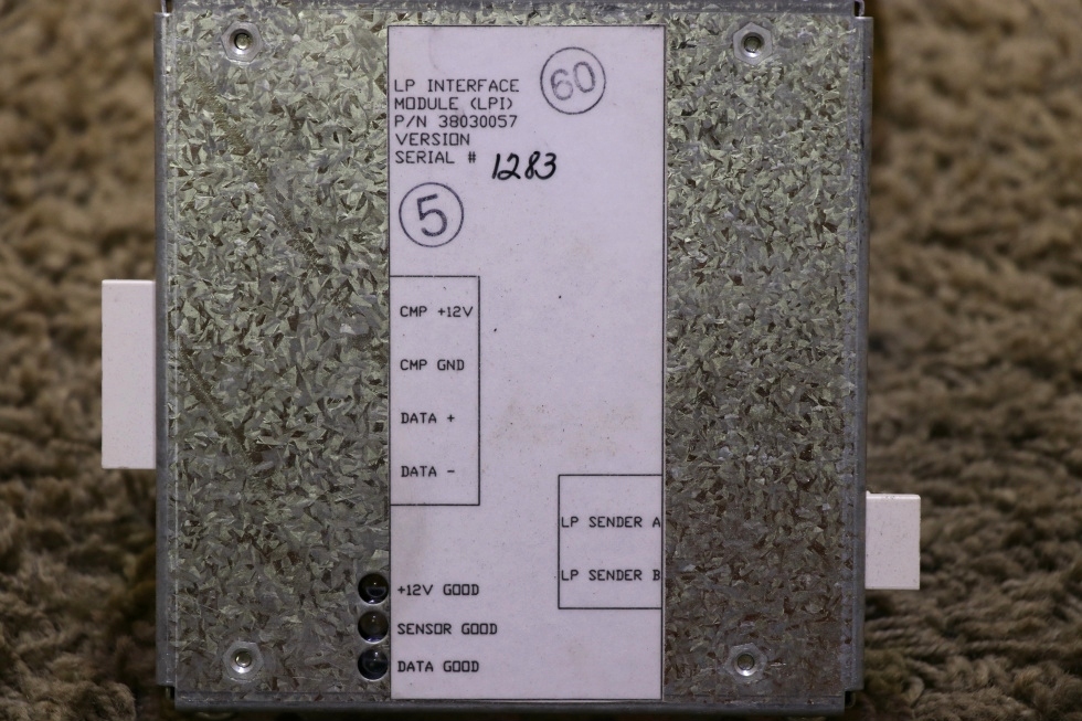 USED 38030057 MOTORHOME LP INTERFACE MODULE (LPI) RV PARTS FOR SALE RV Components 