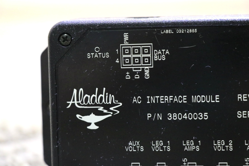 USED MOTORHOME ALADDIN AC INTERFACE MODULE 38040035 RV PARTS FOR SALE RV Components 