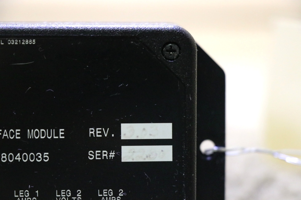 USED MOTORHOME ALADDIN AC INTERFACE MODULE 38040035 RV PARTS FOR SALE RV Components 