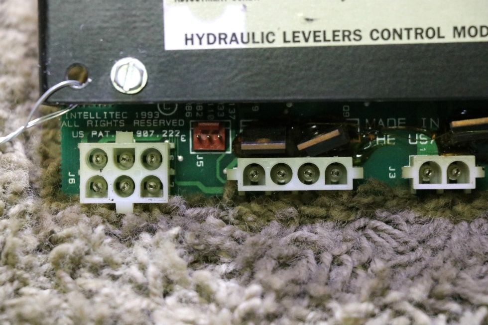 USED RV MILWAUKEE CYLINDER 02753-01 HYDRAULIC LEVELERS CONTROL MODULE & LEVEL SENSOR MOTORHOME PARTS FOR SALE RV Components 