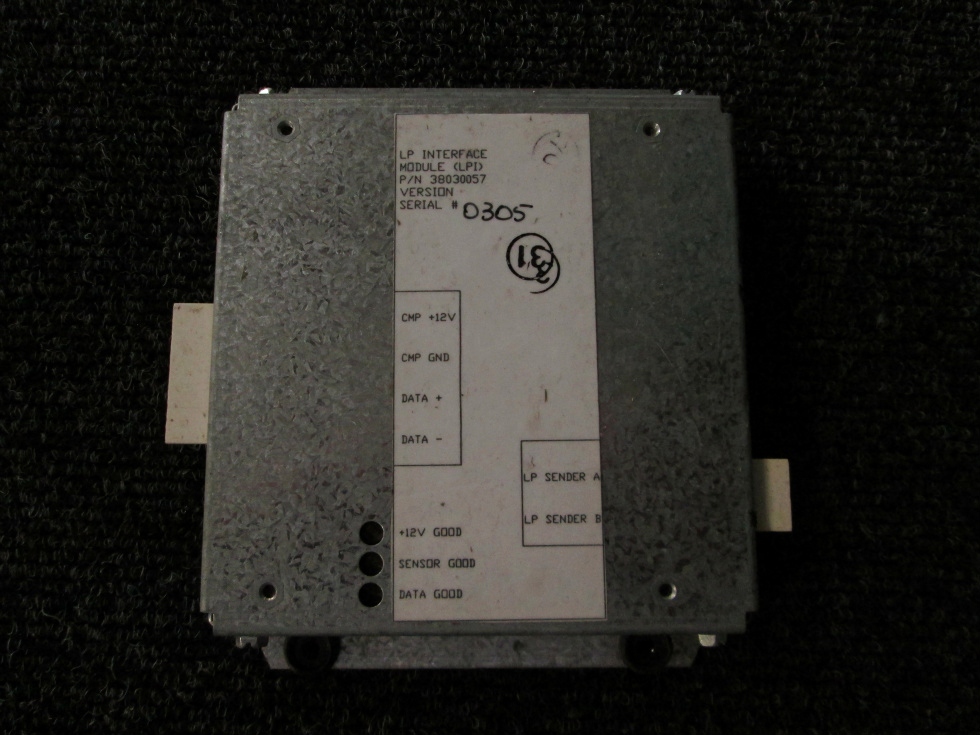 USED ALADDIN LP INTERFACE MODULE P/N 38030057 SN: 0305 RV Components 