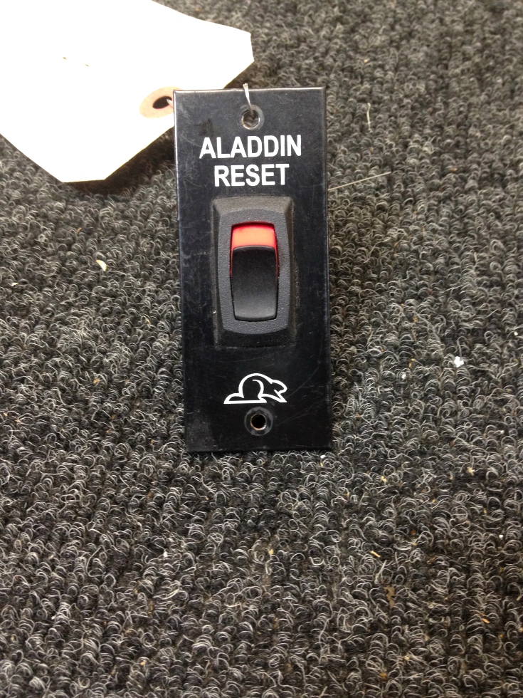 USED RV/MOTORHOME RV WALL MOUNT BEAVER ALADDIN RESET SWITCH PANEL RV Components 