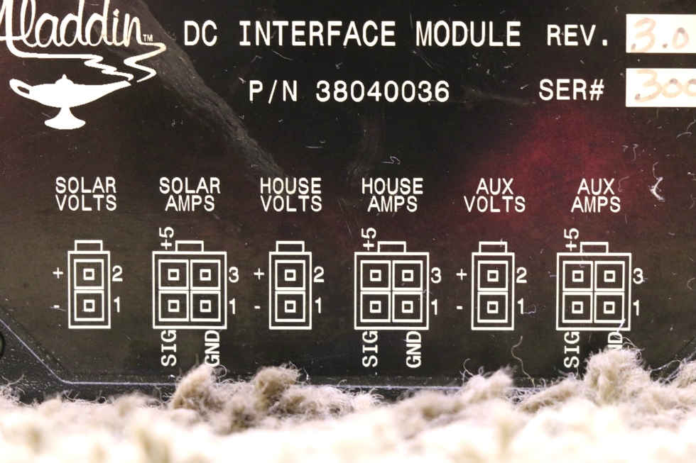 USED 38040036 ALADDIN MOTORHOME DC INTERFACE MODULE RV PARTS FOR SALE RV Components 