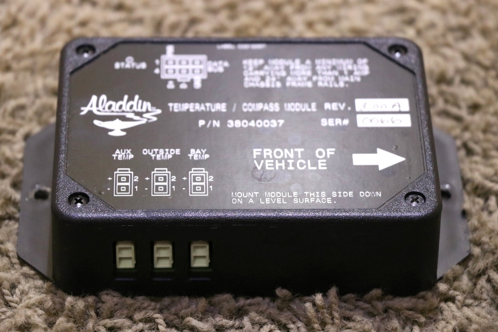 USED RV 38040037 TEMPERATURE / COMPASS MODULE ALADDIN RV PARTS FOR SALE RV Components 