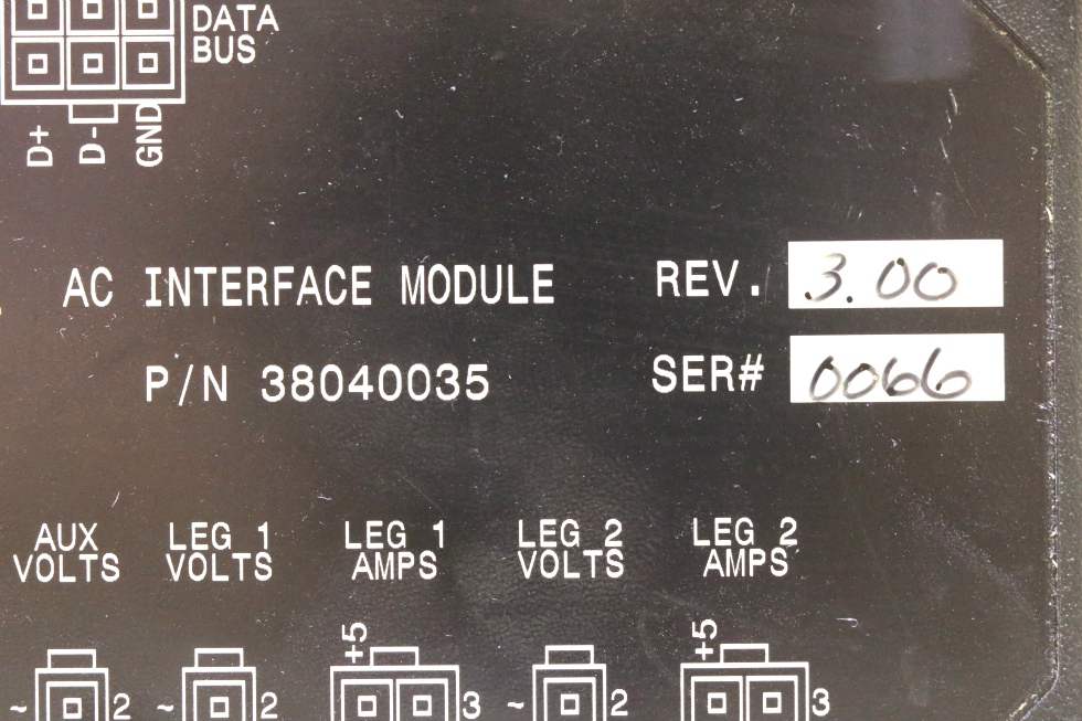 USED 38040035 ALADDIN SYSTEM AC INTERFACE MODULE MOTORHOME PARTS SALE RV Components 