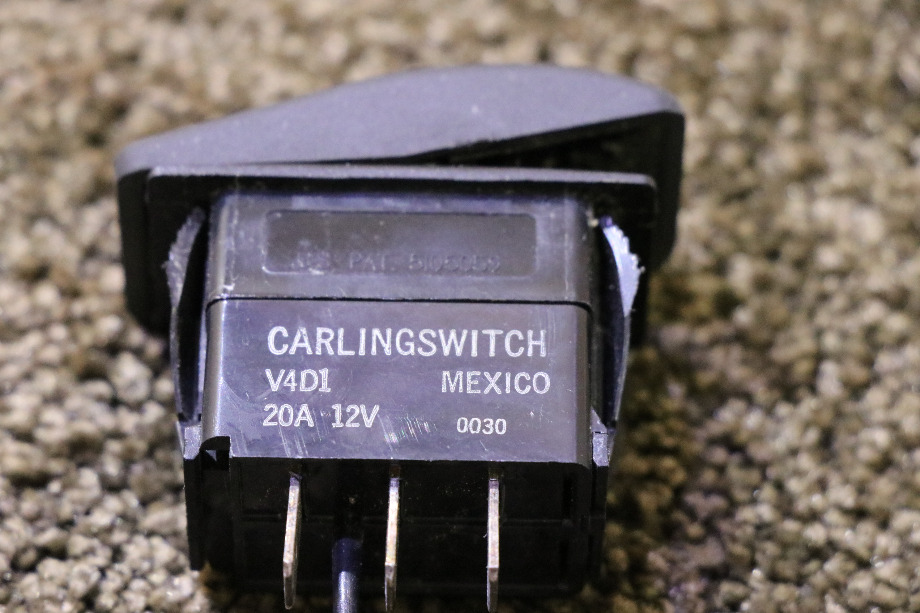 USED V4D1 BLACK DASH SWITCH MOTORHOME PARTS FOR SALE RV Components 