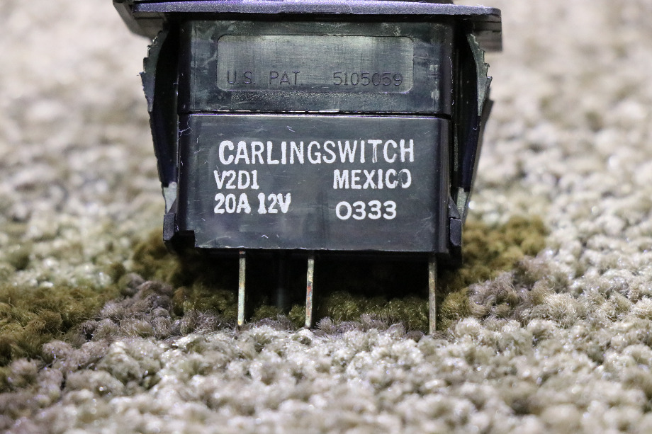 USED AUX START V2D1 DASH SWITCH RV PARTS FOR SALE RV Components 