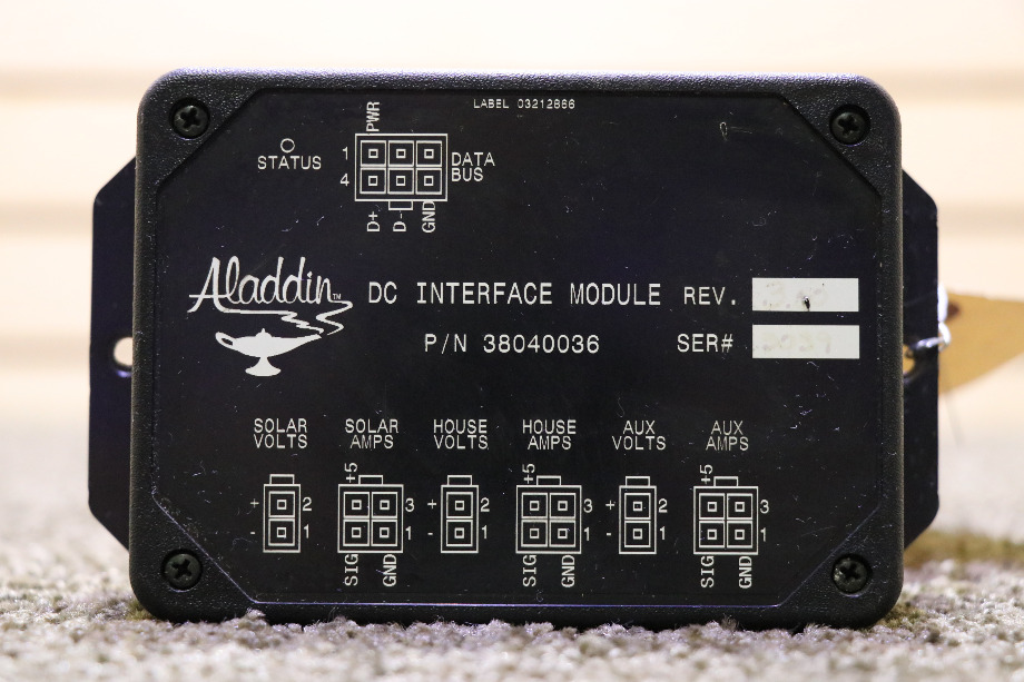 USED ALADDIN 38040036 DC INTERFACE MODULE MOTORHOME PARTS FOR SALE RV Components 