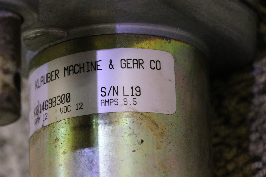 USED MOTORHOME K01469B300 KLAUBER SLIDE OUT MOTOR FOR SALE RV Components 