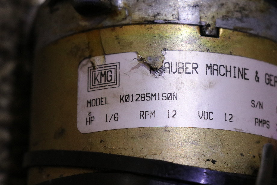 USED KMG K01285M150N SLIDE OUT MOTOR RV PARTS FOR SALE RV Components 