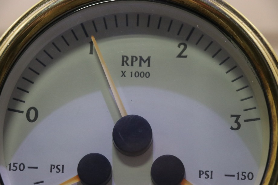 USED 16622075 3 IN 1 TACHOMETER DASH GAUGE RV PARTS FOR SALE RV Components 