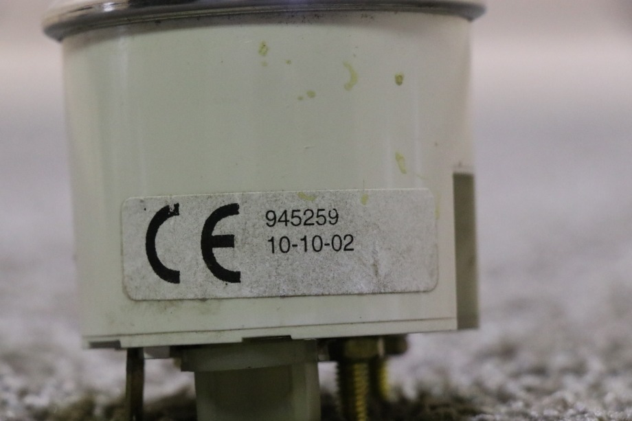 USED 945259 COOLANT TEMPERATURE DASH GAUGE RV PARTS FOR SALE RV Components 