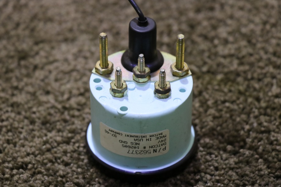USED FUEL 562377 DASH GAUGE RV PARTS FOR SALE RV Components 