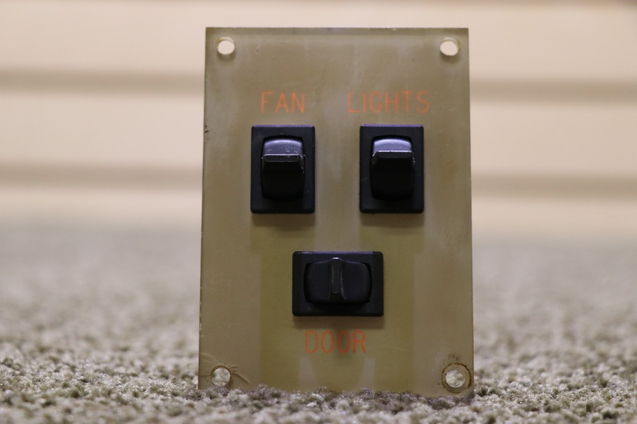 USED THREE SWITCH PANEL RV/MOTORHOME/PREVOST PARTS FOR SALE RV Components 