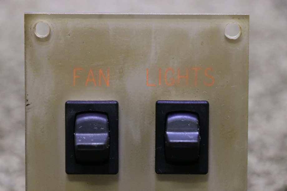 USED THREE SWITCH PANEL RV/MOTORHOME/PREVOST PARTS FOR SALE RV Components 