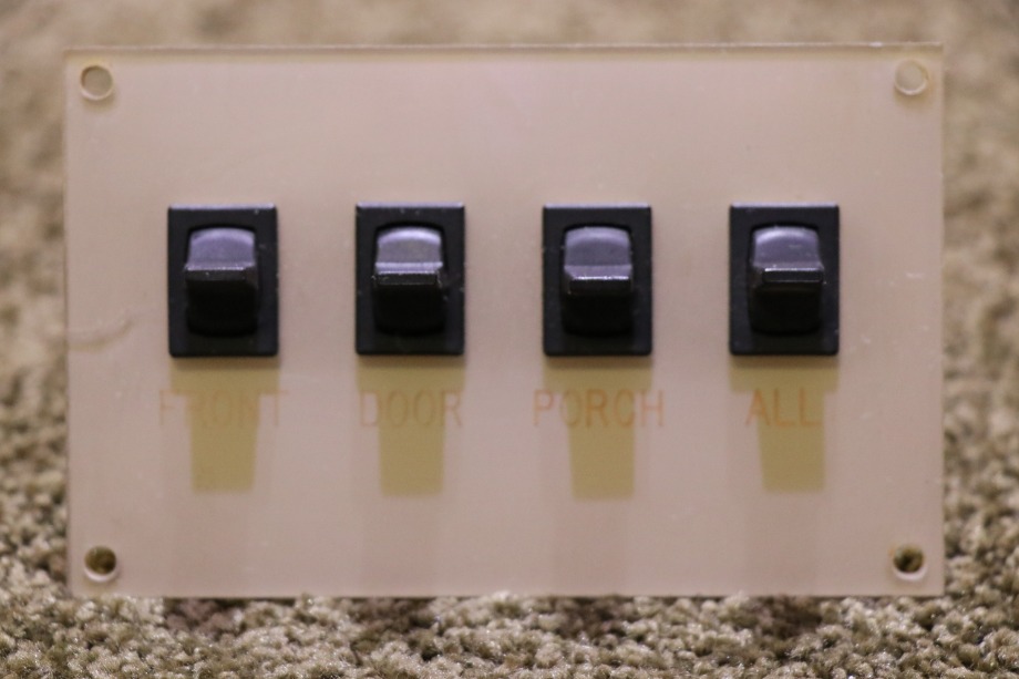 USED RV FOUR SWITCH PANEL FOR SALE RV Components 