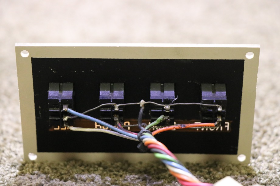 USED RV FOUR SWITCH PANEL FOR SALE RV Components 