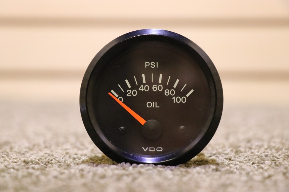 USED 1 221 005 272A OIL PRESSURE DASH GAUGE MOTORHOME PARTS FOR SALE RV Components 