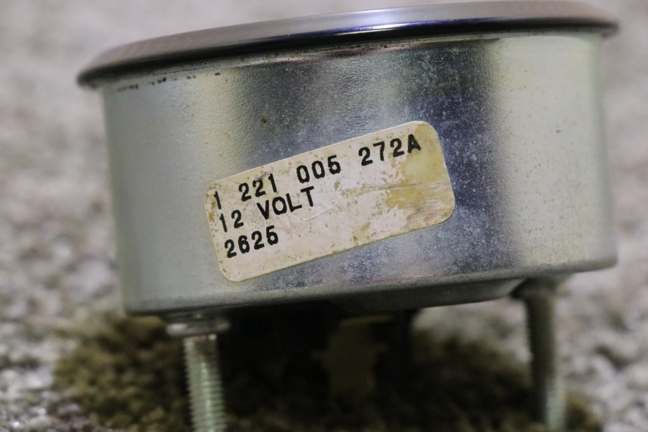 USED 1 221 005 272A OIL PRESSURE DASH GAUGE MOTORHOME PARTS FOR SALE RV Components 