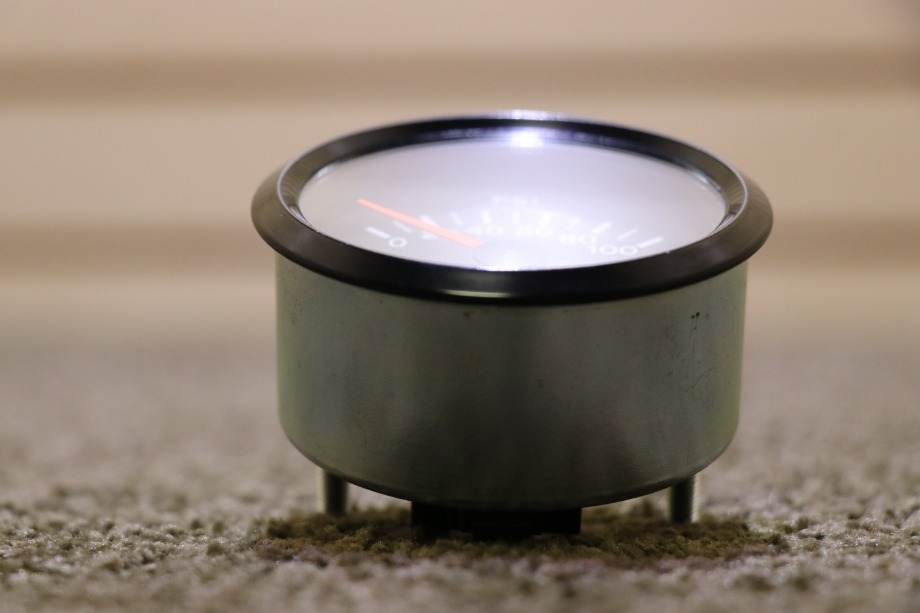 USED 1 221 005 272A OIL PRESSURE DASH GAUGE MOTORHOME PARTS FOR SALE RV Components 