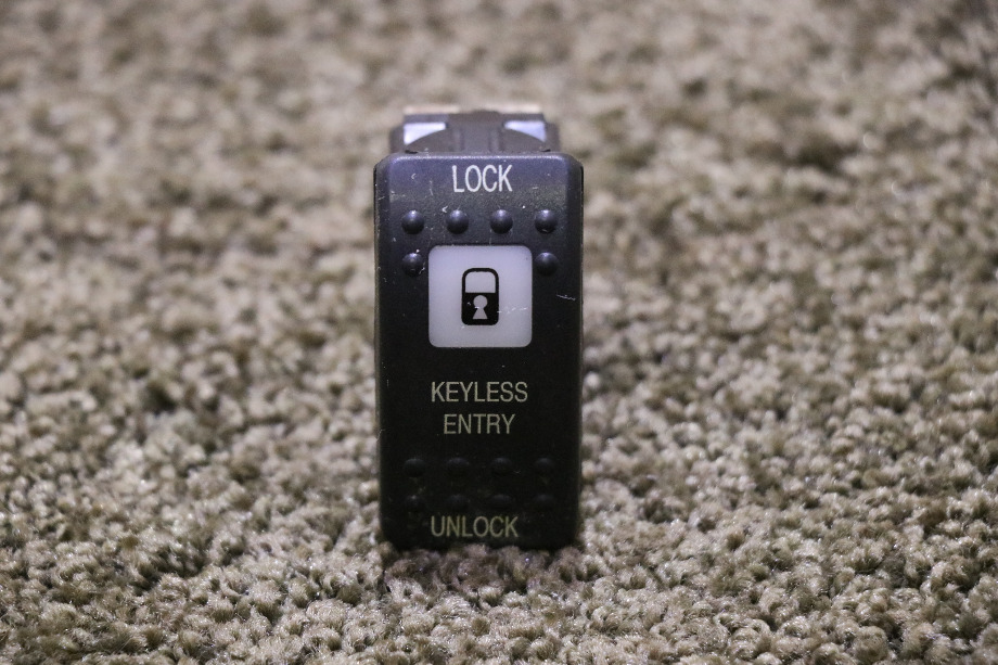USED V8D1 LOCK / UNLOCK KEYLESS ENTRY DASH SWITCH RV PARTS FOR SALE RV Components 