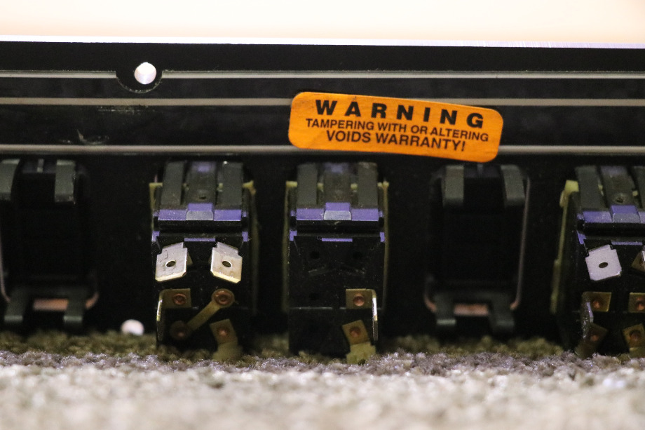 USED RV/MOTORHOME EIGHT DASH SWITCH PANE FOR SALE RV Components 