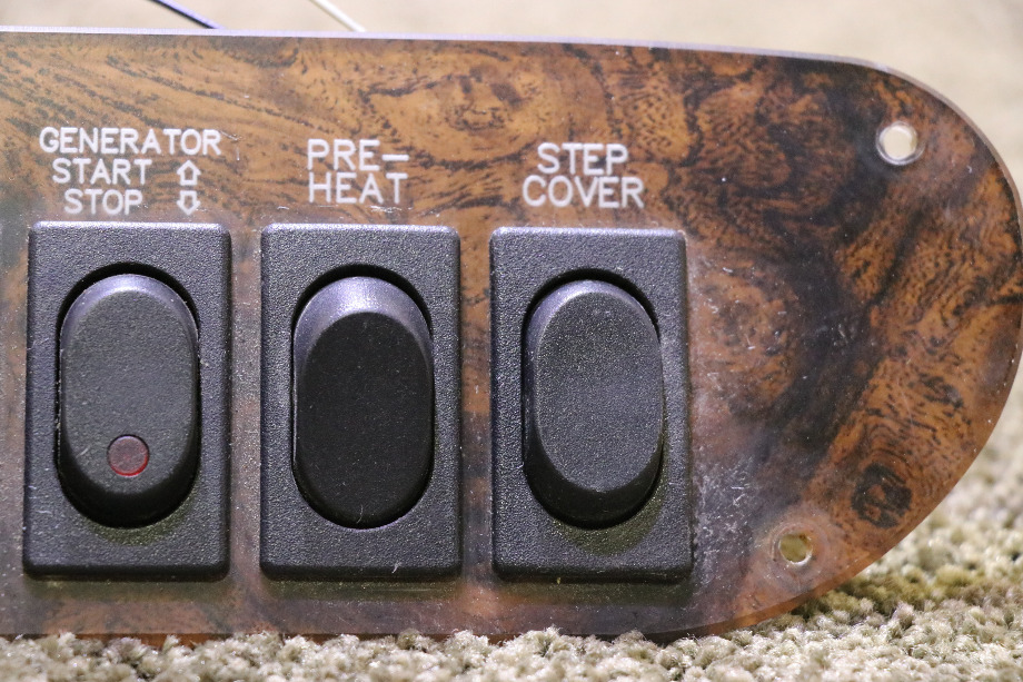 USED RV/MOTORHOME EIGHT DASH SWITCH PANE FOR SALE RV Components 