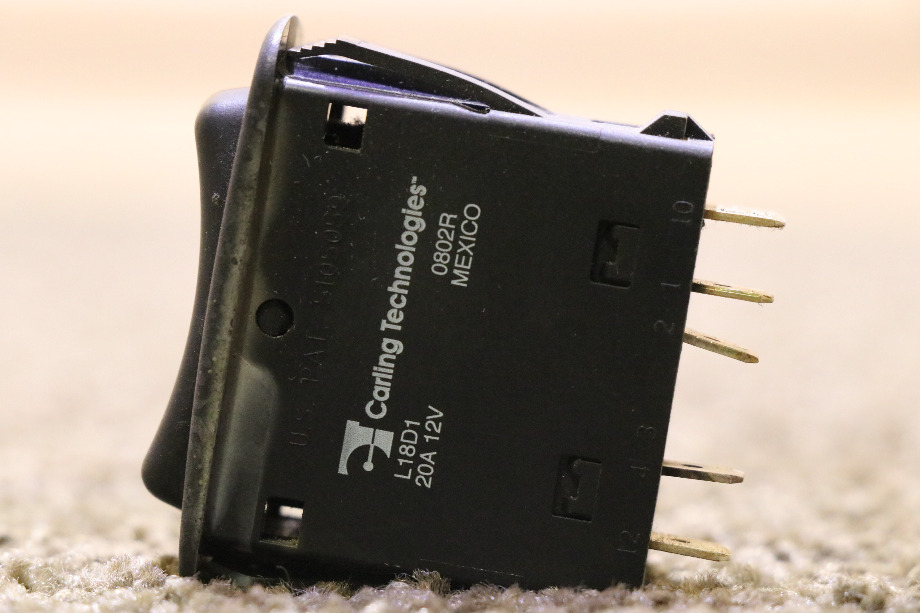 USED RV/MOTORHOME GEN START P/HEAT / STOP ROCKER DASH SWITCH FOR SALE RV Components 