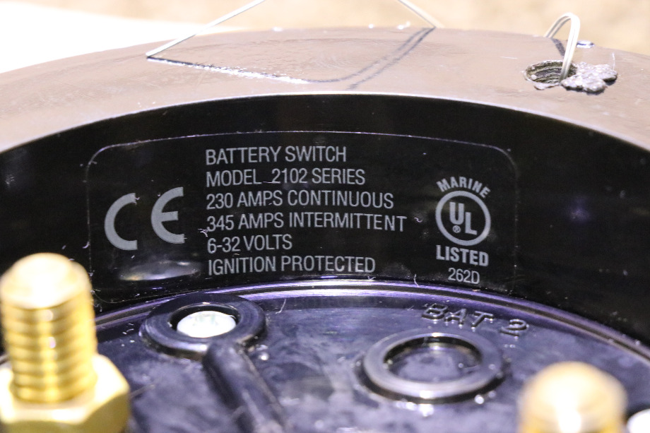 USED GUEST BATTERY SWITCH 2102 RV PARTS FOR SALE RV Components 