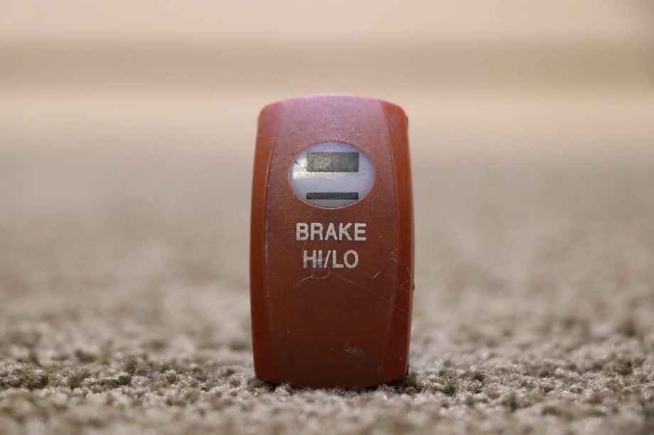 USED RED BRAKE HI / LO V4D1 DASH SWITCH RV/MOTORHOME PARTS FOR SALE RV Components 