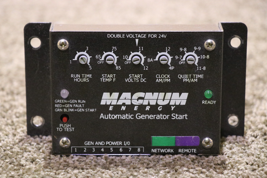 USED MOTORHOME MAGNUM ENERGY AUTO GEN START FOR SALE RV Components 