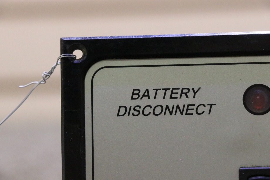 USED RV/MOTORHOME BATTERY DISCONNECT BD0 BY INTELLITEC 01-00066-004 SWITCH PANEL FOR SALE RV Components 