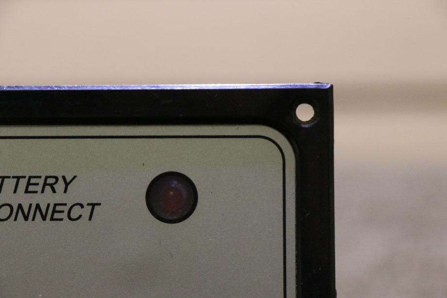 USED RV/MOTORHOME BATTERY DISCONNECT BD0 BY INTELLITEC 01-00066-004 SWITCH PANEL FOR SALE RV Components 