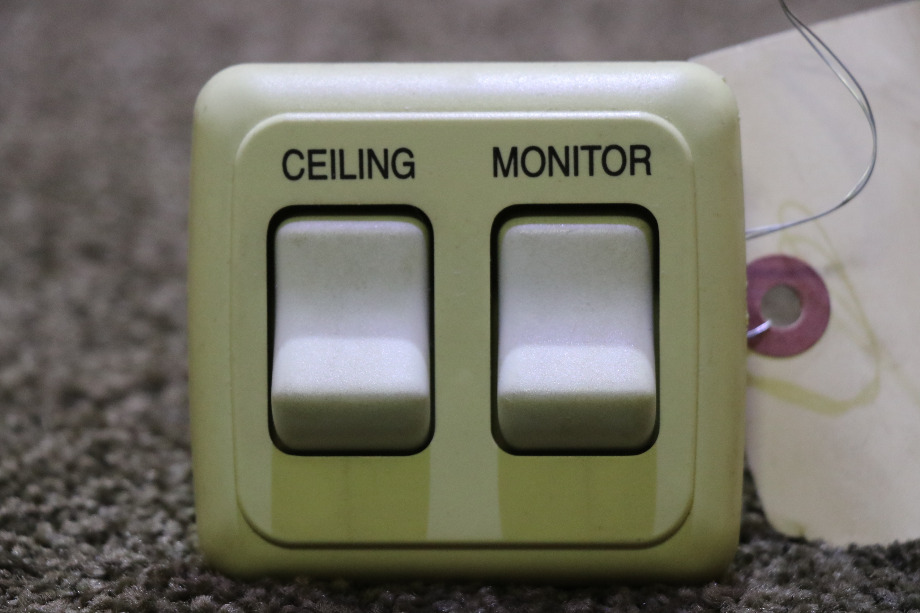 USED MOTORHOME CEILING AND MONITOR SWITCH PANEL FOR SALE RV Components 
