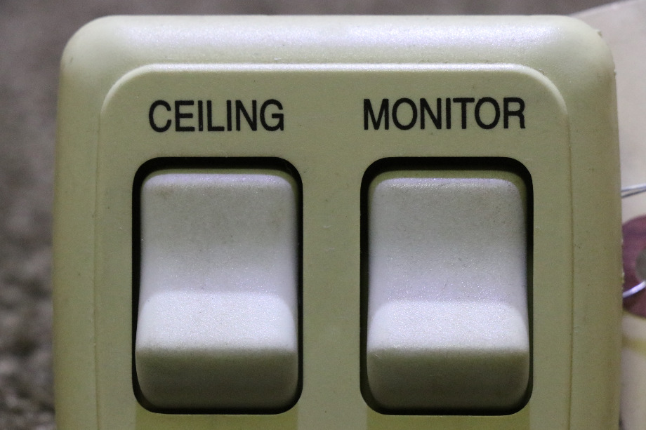USED MOTORHOME CEILING AND MONITOR SWITCH PANEL FOR SALE RV Components 