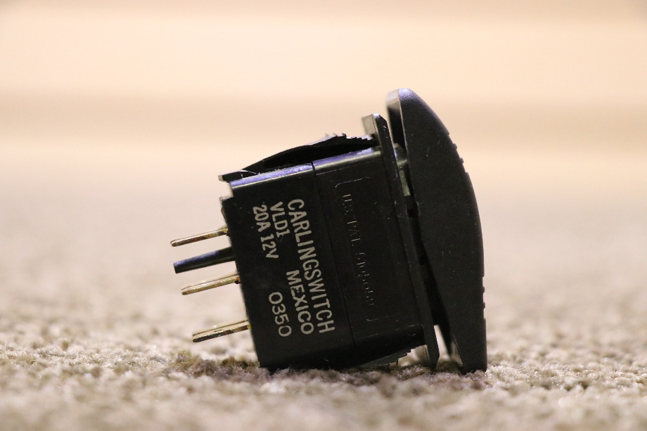 USED VLD1 BLACK ROCKER DASH SWITCH RV PARTS FOR SALE RV Components 