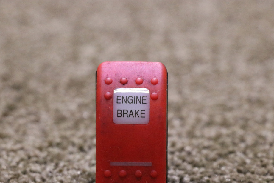 USED RV RED ENGINE BRAKE DASH SWITCH FOR SALE RV Components 
