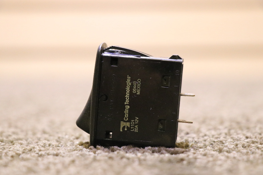 USED BLACK ROCKER DASH SWITCH L11D1 MOTORHOME PARTS FOR SALE RV Components 
