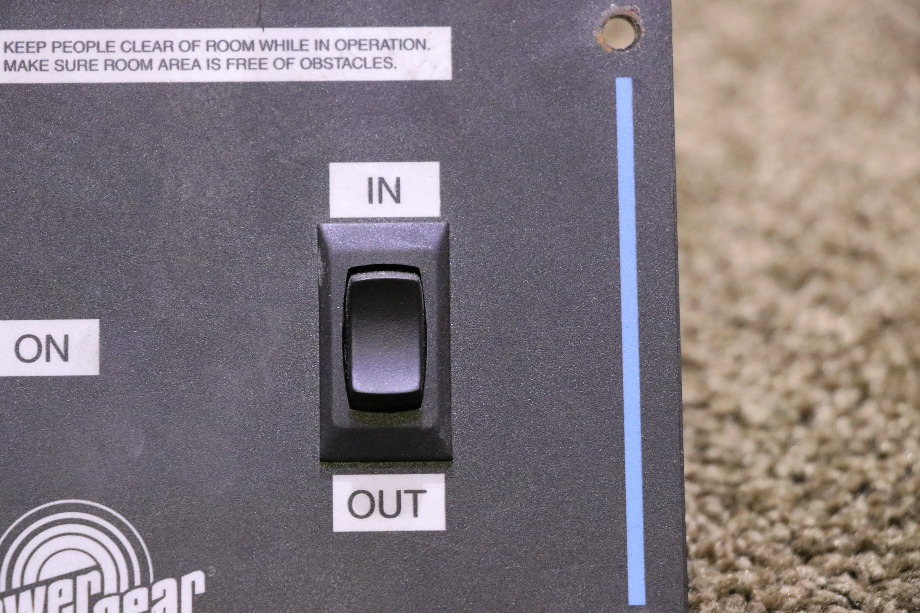 USED POWER GEAR 530036 SLIDE OUT SWITCH PANEL WITH KEYS RV/MOTORHOME PARTS FOR SALE RV Components 