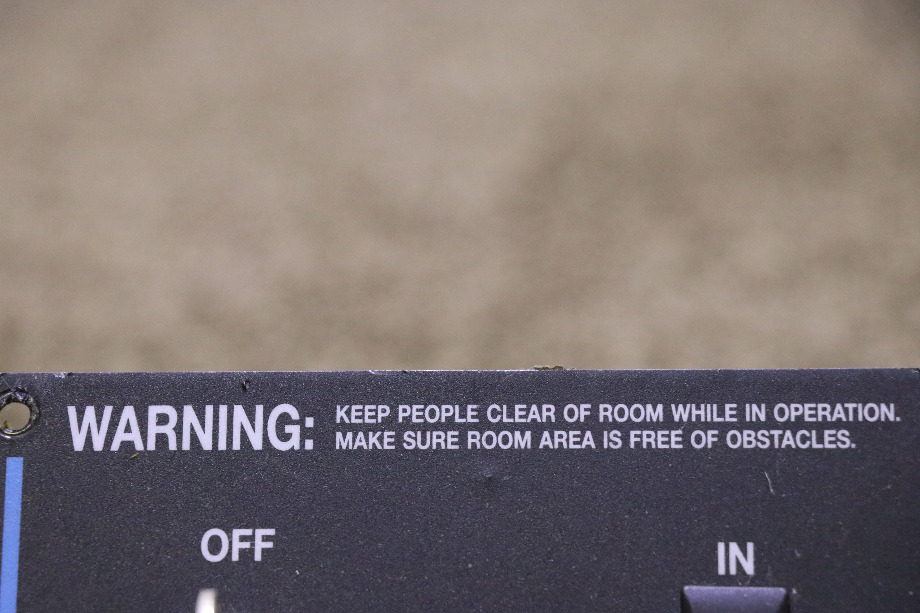 USED RV POWER GEAR ROOM EXTENSION SWITCH & KEY PANEL FOR SALE RV Components 