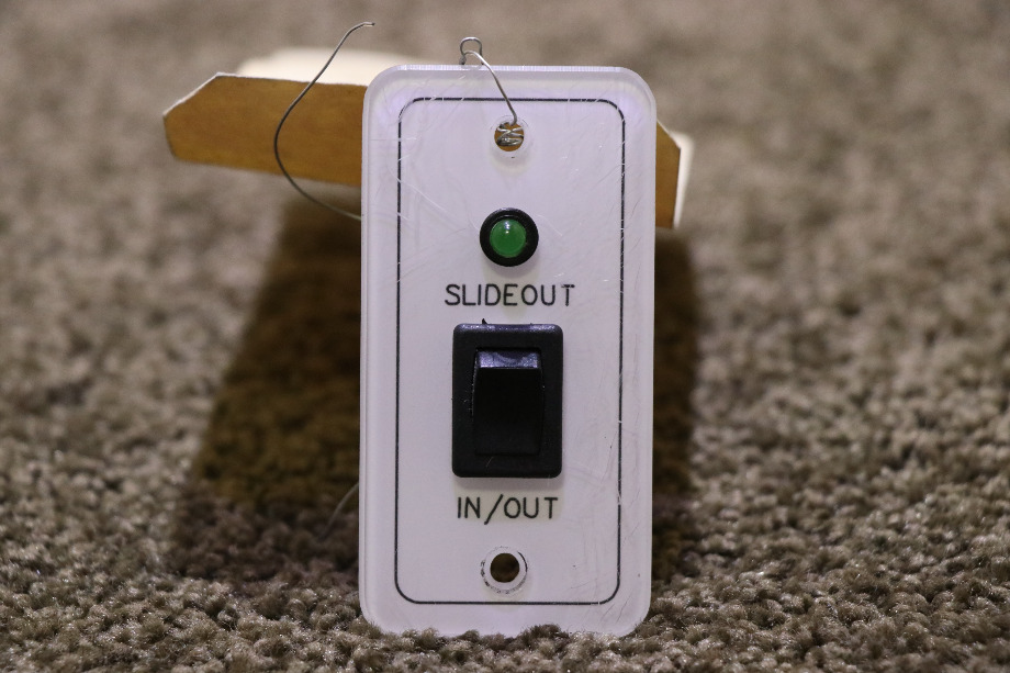 USED RV POSITRON CORP NMBSNLOUT1 SLIDEOUT IN/OUT SWITCH PANEL FOR SALE RV Components 