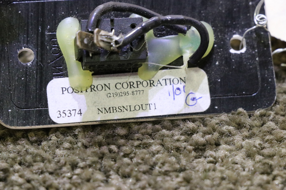 USED RV POSITRON CORP NMBSNLOUT1 SLIDEOUT IN/OUT SWITCH PANEL FOR SALE RV Components 