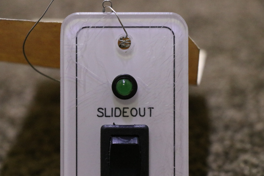 USED RV POSITRON CORP NMBSNLOUT1 SLIDEOUT IN/OUT SWITCH PANEL FOR SALE RV Components 