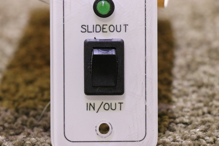 USED RV POSITRON CORP NMBSNLOUT1 SLIDEOUT IN/OUT SWITCH PANEL FOR SALE RV Components 